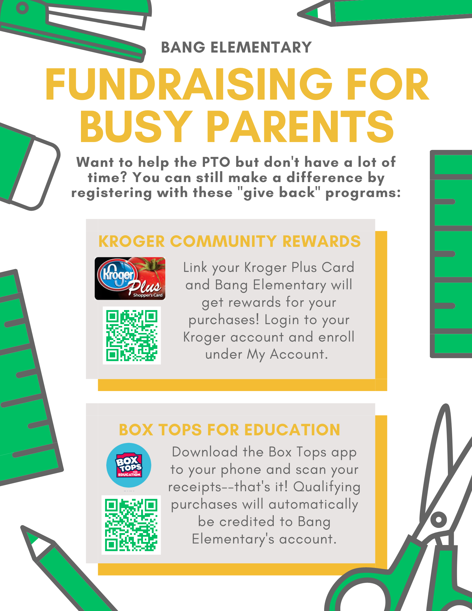 Fundraising for busy parents